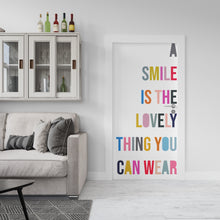 Load image into Gallery viewer, Dental wall decor Smile Dental Stickers Dental Clinic Wall Decal Door Wall Sticker Dental Clinic Wall Décor Tooth wall decal Art 087RS