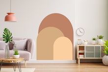 Load image into Gallery viewer, Boho Wall Decal, Living Room Decoration, Bed Arch Sticker, Hedboard Wall Decal, Arch Wall Decal, Arch Wall Decal Sticker, Wall Decal 154LU