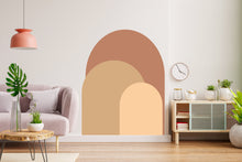 Load image into Gallery viewer, Boho Wall Decal, Living Room Decoration, Bed Arch Sticker, Hedboard Wall Decal, Arch Wall Decal, Arch Wall Decal Sticker, Wall Decal 154LU