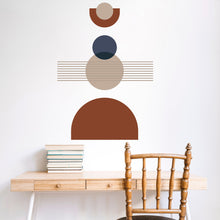 Load image into Gallery viewer, Mid Century Modern Wall Art Contemporary Boho Wall Decal, Hedboard Wall Decal, Arch Wall Decal, Arch Wall Decal Sticker, Abstract Art 123LU