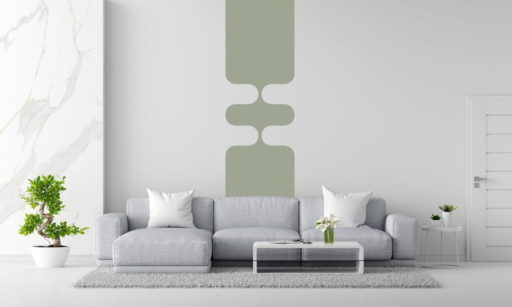 Mid Century Modern Abstract Wall Art Contemporary Boho Wall Decal, Hedboard Wall Decal, Bohemian Wall Decal, Arch Wall Decal Sticker 156LU