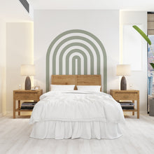 Load image into Gallery viewer, Rainbow Full Arch, Boho Wall Decal, Bed Arch Sticker, Hedboard Wall Decal, Arch Wall Decal, Mid Century Modern Boho Wall Decor 157LU