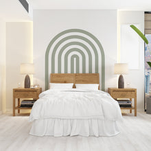 Load image into Gallery viewer, Rainbow Full Arch, Boho Wall Decal, Bed Arch Sticker, Hedboard Wall Decal, Arch Wall Decal, Mid Century Modern Boho Wall Decor 157LU
