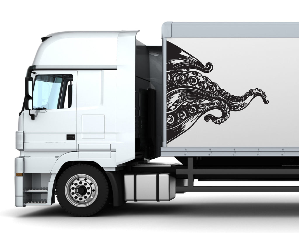 Octopus Car wall decal Van Tentacles decal Car Stickers Van Custom Decal Art Stickers Skull Car Stickers Decal Car Decor 060RS