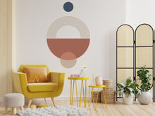 Load image into Gallery viewer, Mid Century Modern Wall Art Contemporary Boho Wall Decal, Hedboard Wall Decal, Arch Wall Decal, Arch Wall Decal Sticker, Abstract Art 124LU