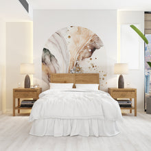 Load image into Gallery viewer, Boho Wall Decal, Bed Arch Sticker, Hedboard Wall Decal, Arch Wall Decal, Marble Wall Decal Sticker, Wall Decal, Super King Bed Arch 101RS