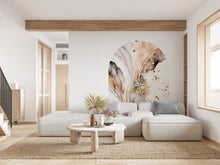 Load image into Gallery viewer, Boho Wall Decal, Bed Arch Sticker, Hedboard Wall Decal, Arch Wall Decal, Marble Wall Decal Sticker, Wall Decal, Super King Bed Arch 101RS