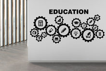 Load image into Gallery viewer, Education wall decal School Wall decal Stem Technology Office Wall Decor, Library Wall stickers, Classroom Wall decor, Wall Art 103RS