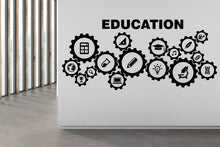 Load image into Gallery viewer, Education wall decal School Wall decal Stem Technology Office Wall Decor, Library Wall stickers, Classroom Wall decor, Wall Art 103RS