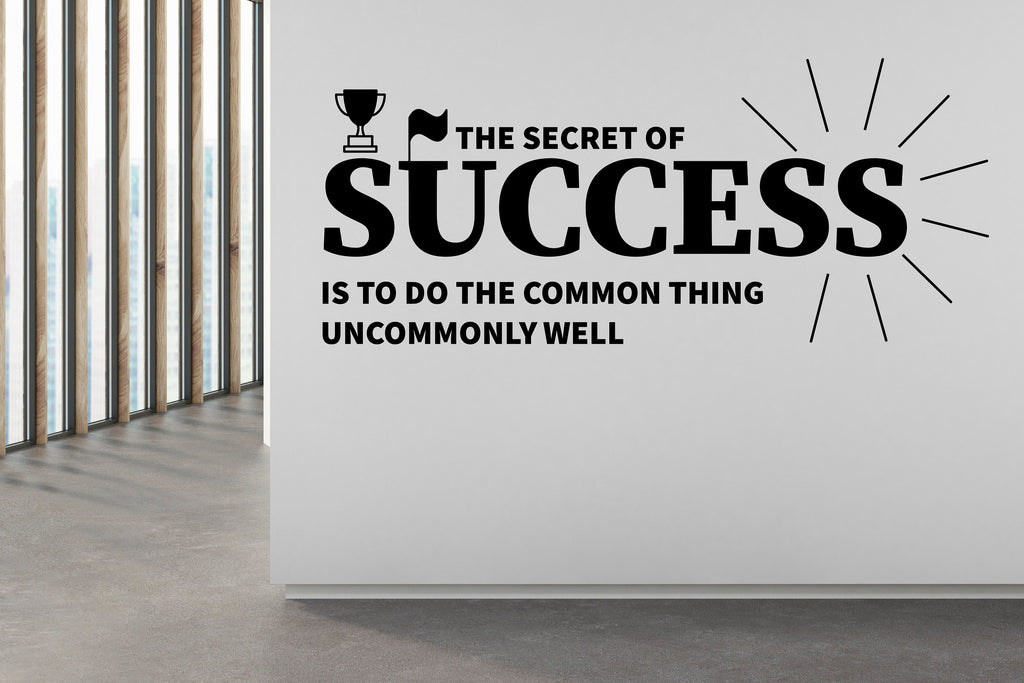 Success Wall Decor Office Wall Decal Idea Teamwork Business Worker Inspire Office Decoration Motivation Stickers Mural Unique Gift 106RS