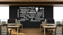 Load image into Gallery viewer, Teamwork Wall Decor Office Wall Decal Creative Team Idea Teamwork Business Worker Inspire Office Decoration Motivation Stickers Mural 140LU