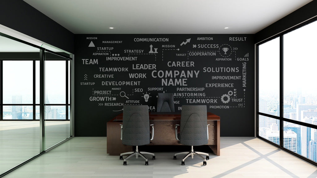 Company Name Wall Decal Teamwork Wall Decor Office Wall Decal Idea Teamwork Business Worker Inspire Office Decor Motivation Stickers 141LU