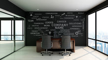 Load image into Gallery viewer, Company Name Wall Decal Teamwork Wall Decor Office Wall Decal Idea Teamwork Business Worker Inspire Office Decor Motivation Stickers 141LU