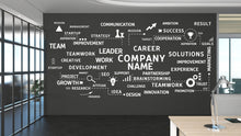 Load image into Gallery viewer, Company Name Wall Decal Teamwork Wall Decor Office Wall Decal Idea Teamwork Business Worker Inspire Office Decor Motivation Stickers 141LU