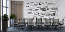 Load image into Gallery viewer, Company Name Wall Decal Teamwork Wall Decor Office Wall Decal Idea Teamwork Business Worker Inspire Office Decor Motivation Stickers 141LU