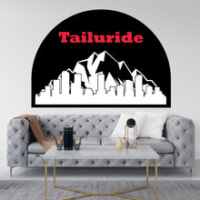 Load image into Gallery viewer, Tailuride City Skyline Arch Wall Decal Sticker City Tailuride Wall Decal Vinyl Sticker Home Decor Headboard Decal Living Room Office 108RS