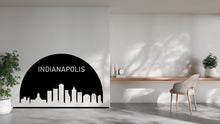 Load image into Gallery viewer, Indianapolis City Skyline Arch Wall Decal Indianapolis Indiana Decal Vinyl Sticker Home Decor Headboard Decal Living Room Office 179LU