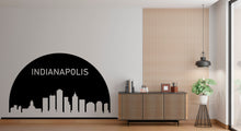 Load image into Gallery viewer, Indianapolis City Skyline Arch Wall Decal Indianapolis Indiana Decal Vinyl Sticker Home Decor Headboard Decal Living Room Office 179LU