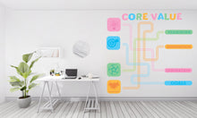 Load image into Gallery viewer, Core Value Wall Decal, Business Office Wall Decal, Marketing Office Wall Decor, Success Office Decals, Office Wall Art, Office Art 112RS