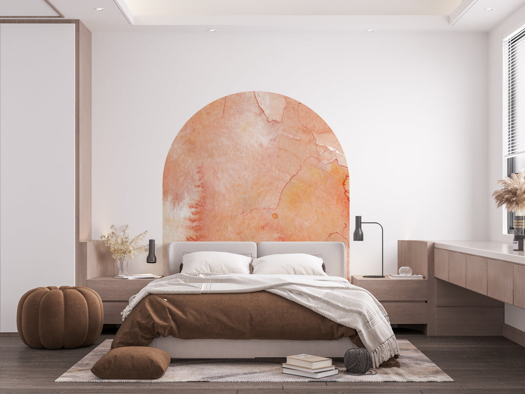 Boho Wall Decal, Bed Arch Sticker, Hedboard Wall Decal, Arch Wall Decal, Arch Wall Decal Sticker, Wall Decal, Super King Bed Arch 086RS
