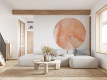 Load image into Gallery viewer, Boho Wall Decal, Bed Circle Sticker, Hedboard Wall Decal, Circle Wall Decal, Circle Wall Decal Sticker, Wall Decal Super King Bed Arch 085RS