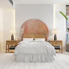 Load image into Gallery viewer, Boho Wall Decal, Bed Circle Sticker, Hedboard Wall Decal, Circle Wall Decal, Circle Wall Decal Sticker, Wall Decal Super King Bed Arch 085RS