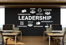 Load image into Gallery viewer, Leadership Wall Decor Customers Wall Decal Trust Leadership Innovation Office Exellence Teamwork Stickers Custom office Gift 088RS