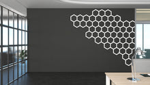 Load image into Gallery viewer, Honeycomb Wall Decals, Hexagon Decals, Geometric Wall Art, Wall Decor, Honeycomb, Modern Wall Art, Gift for Home, Living room decor 152LU