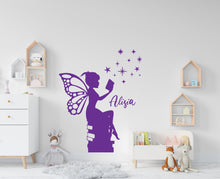 Load image into Gallery viewer, Girl Book wall decal Girl Reading Books Magic Wall Decal Vinyl Art Stickers for Interiors, Schools, Classrooms, Libraries, Bedrooms 092RS