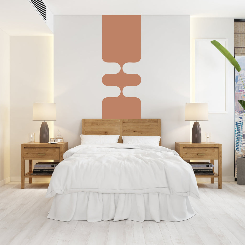 Mid Century Modern Abstract Wall Art Contemporary Boho Wall Decal, Hedboard Wall Decal, Bohemian Wall Decal, Arch Wall Decal Sticker 156LU