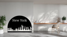 Load image into Gallery viewer, New York City Skyline Arch Wall Decal Sticker City New York Wall Decal Vinyl Sticker Home Decor Headboard Decal Living Room Office 161LU