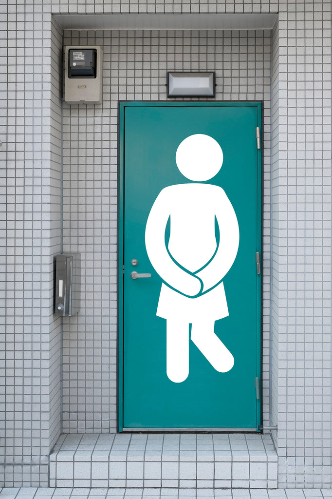 Bathroom Sign Decal, Bar Restaurant Toilett Door Decal, Bathroom Door Sign, Man Woman Signs Vinyl Bathroom Door Stickers, Signs WC 191LU