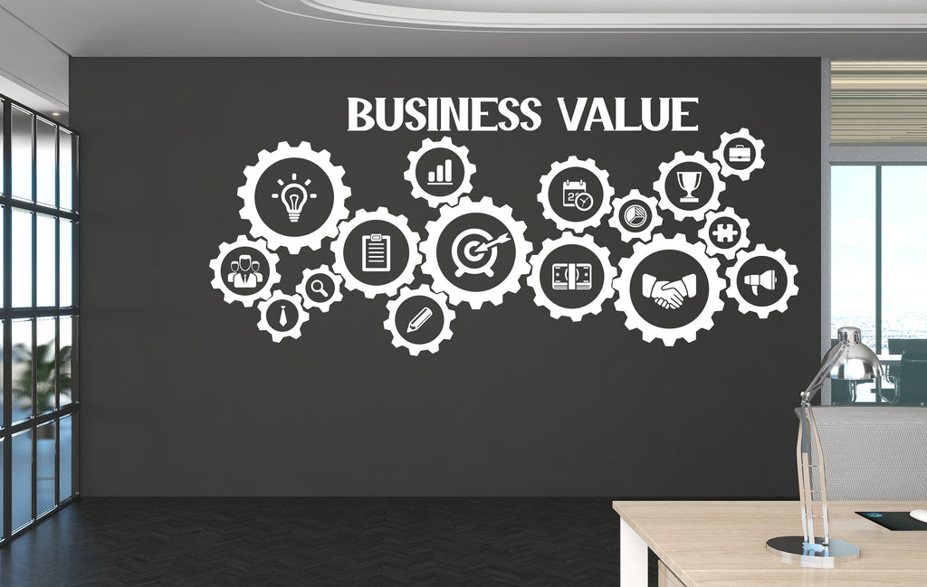 Logistics wall decal Planning Management Transport Inventory Packaging Distribution,Wall decal, Wall stickers, Wall decor, Wall Art 102RS