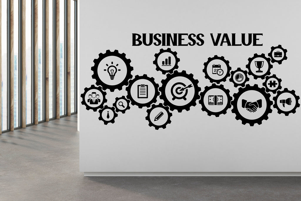 Logistics wall decal Planning Management Transport Inventory Packaging Distribution,Wall decal, Wall stickers, Wall decor, Wall Art 102RS