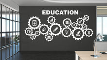 Load image into Gallery viewer, Education wall decal School Wall decal Stem Technology Office Wall Decor, Library Wall stickers, Classroom Wall decor, Wall Art 103RS