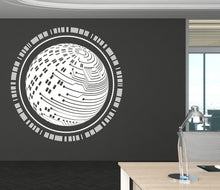 Load image into Gallery viewer, Circuit Board Wall Decal, Technology Vinyl Wall Art Decals, Computer Circuit Decor, Binary Code Software Science Wall Sticker Office 168LU