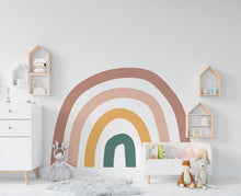 Load image into Gallery viewer, Colorful Rainbow Boho Full Arch, Baby Room Mural Boho Full Arch Decals Modern Stickers Nursery Decor Kids Room Wall Art Home Decor 172LU