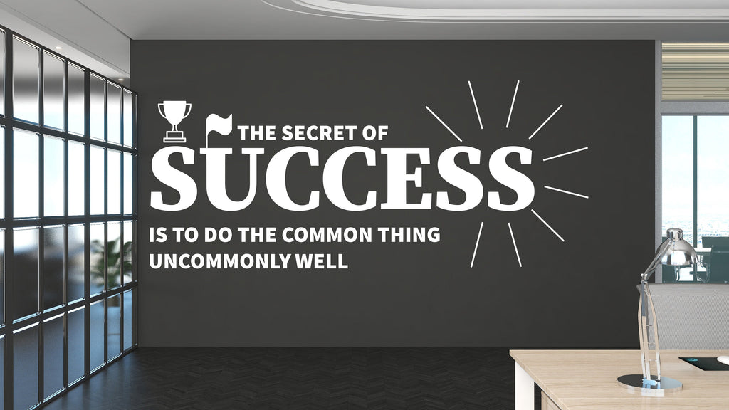 Success Wall Decor Office Wall Decal Idea Teamwork Business Worker Inspire Office Decoration Motivation Stickers Mural Unique Gift 106RS