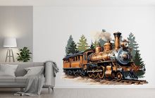 Load image into Gallery viewer, Train Wall Decal Train Wall Sticker Train Art Train Wall Vinyl Wall Decal Train Room Gifts Vinyl Wall Art Stickers 121RS