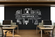 Load image into Gallery viewer, Tax Wall Decor Office Wall Decal Idea Teamwork Business Worker Inspire Office Decoration Motivation Stickers Mural Unique Gift 107RS
