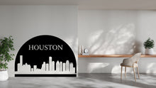 Load image into Gallery viewer, Houston City Skyline Arch Wall Decal Sticker City Houston Texas Wall Decal Vinyl Sticker Home Decor Headboard Decal Living Room Office 173LU