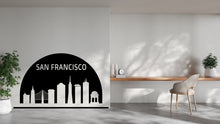 Load image into Gallery viewer, San Francisco City Skyline Arch Wall Decal San Francisco California Decal Vinyl Sticker Home Decor Headboard Decal Living Room Office 178LU