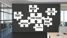 Load image into Gallery viewer, Core Value Wall Decor Customers Wall Decal Trust Teamwork Innovation MissionOffice Exellence Teamwork Stickers Custom office Gift 181LU