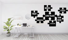 Load image into Gallery viewer, Core Value Wall Decor Customers Wall Decal Trust Teamwork Innovation MissionOffice Exellence Teamwork Stickers Custom office Gift 181LU