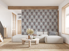 Load image into Gallery viewer, Boston Terrier dog wallpaper Dog Peel and stick Pet Lover Living Room Decor Wall Bathroom Decal Doggie Puppy Mural 132RS