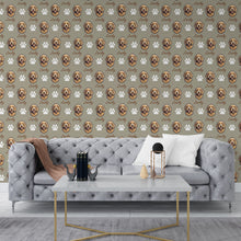 Load image into Gallery viewer, Goldendoodle dog wallpaper Dog Peel and stick Pet Lover Living Room Decor Wall Bathroom Decal Doggie Puppy Mural 132RS