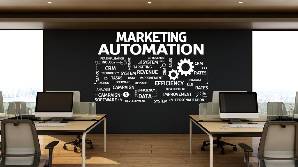 Marketing Automation Wall Decal, Marketing Office Wall Decal, Marketing Office Wall Decor, Office Stickers Decals, Office Wall Art 217LU