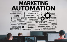 Load image into Gallery viewer, Marketing Automation Wall Decal, Marketing Office Wall Decal, Marketing Office Wall Decor, Office Stickers Decals, Office Wall Art 217LU