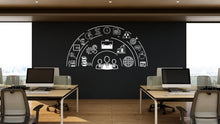 Load image into Gallery viewer, Finance Business Wall Decor Office Wall Decal Teamwork Growth Business Managament Worker Inspire Office Decor Stickers Unique Gift 196LU