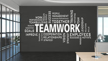 Load image into Gallery viewer, Teamwork Wall Decor Office Wall Decal Idea Teamwork Business Worker Inspire Office Decoration Motivation Stickers Mural Unique Gift 141RS